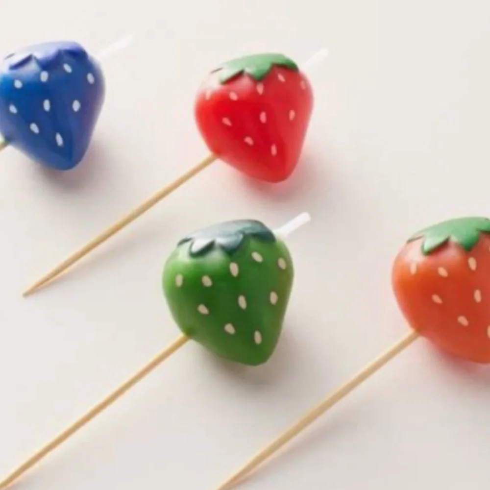 Kate Spade Strawberry Celebration Candles - Multicolor